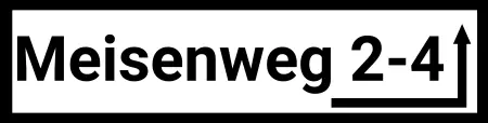  Strassen - Hausnummern Meisenweg 2-4 Bild